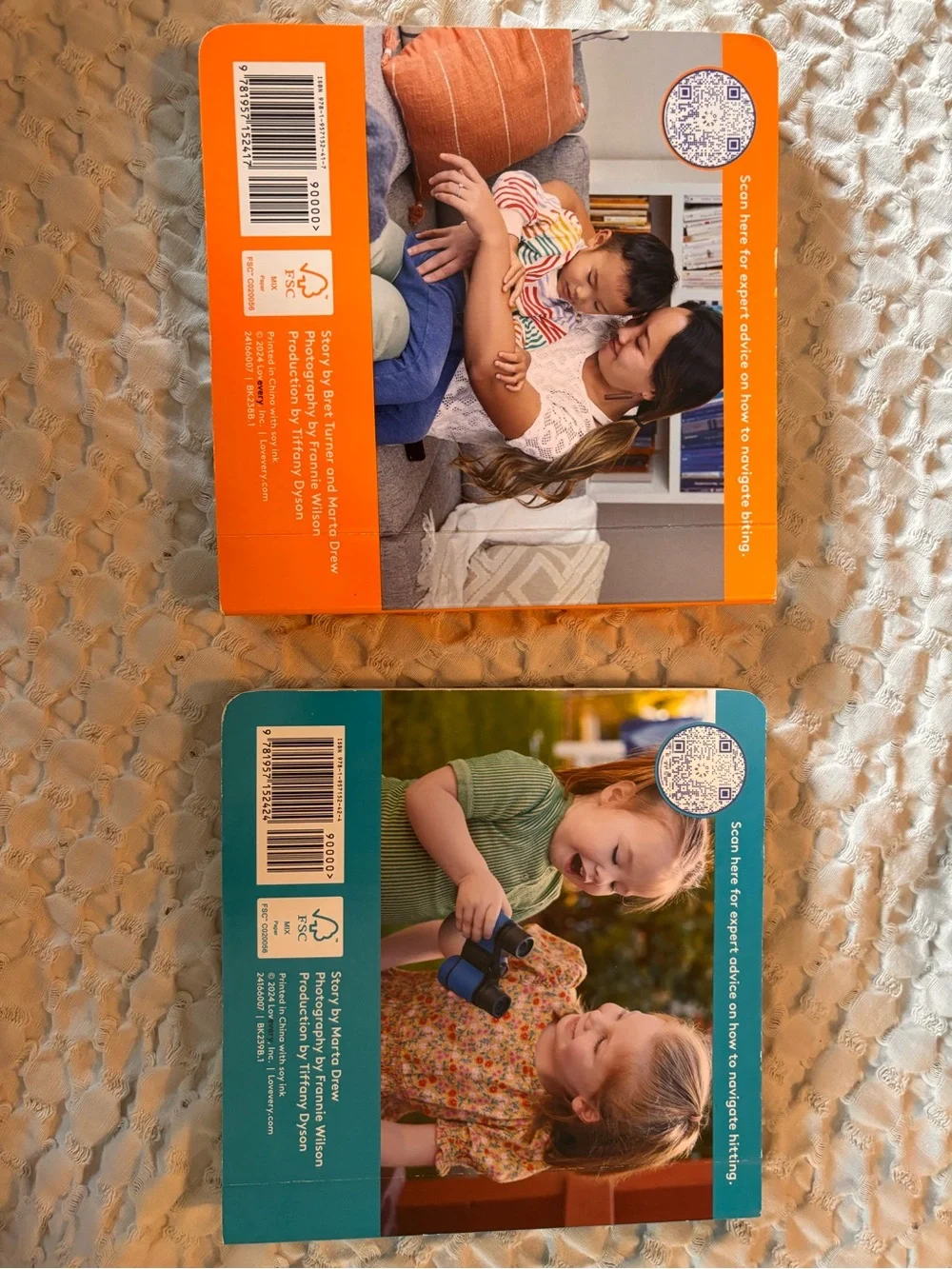 Lovevery Kids Board Book Set — Biting Hurts & Hitting Hurts